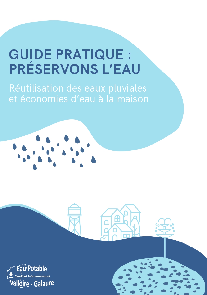 Page de couverture du guide pratique "Préservons l'eau"